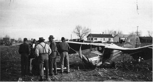 One of the crashes at the airport.