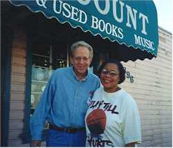 Deborah Bright made a special trip to the Bible Discount to deliver four cases of green beans