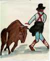 The clowns and the Brahma bulls are my favorite part of the Stock Show.