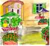 An outdoor cafe