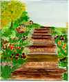 Where do the steps lead?