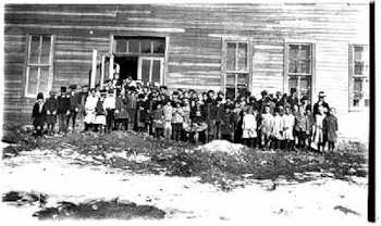 This picture was taken when my mother was going to the Mount Harris School