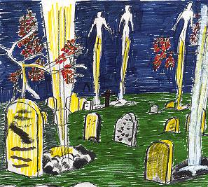  The graves have opened up, and the dead in Jesus have gone home.