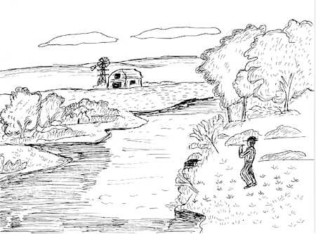 The little tin box went down with the stream.