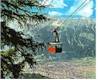 We rode to the top of the mountain on a cable car
