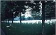 Hundreds of white crosses dotted the countryside