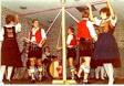 The Alpine dancers and singers brought the music of the mountains to us