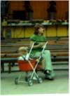 My daughter, Linda and grandson, Larry enjoying the Volksvest
